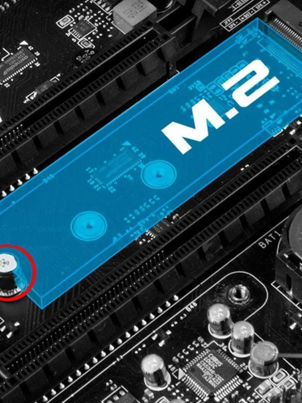 M.2 SSD Mounting Screws Kit for MSI Motherboards (8pcs)